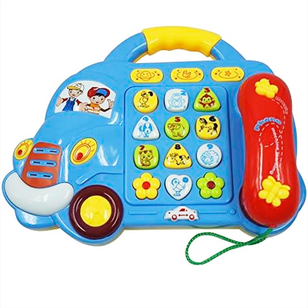 Teléfono Celular Juguete Musical Carro Bebe Niño +Bateria.