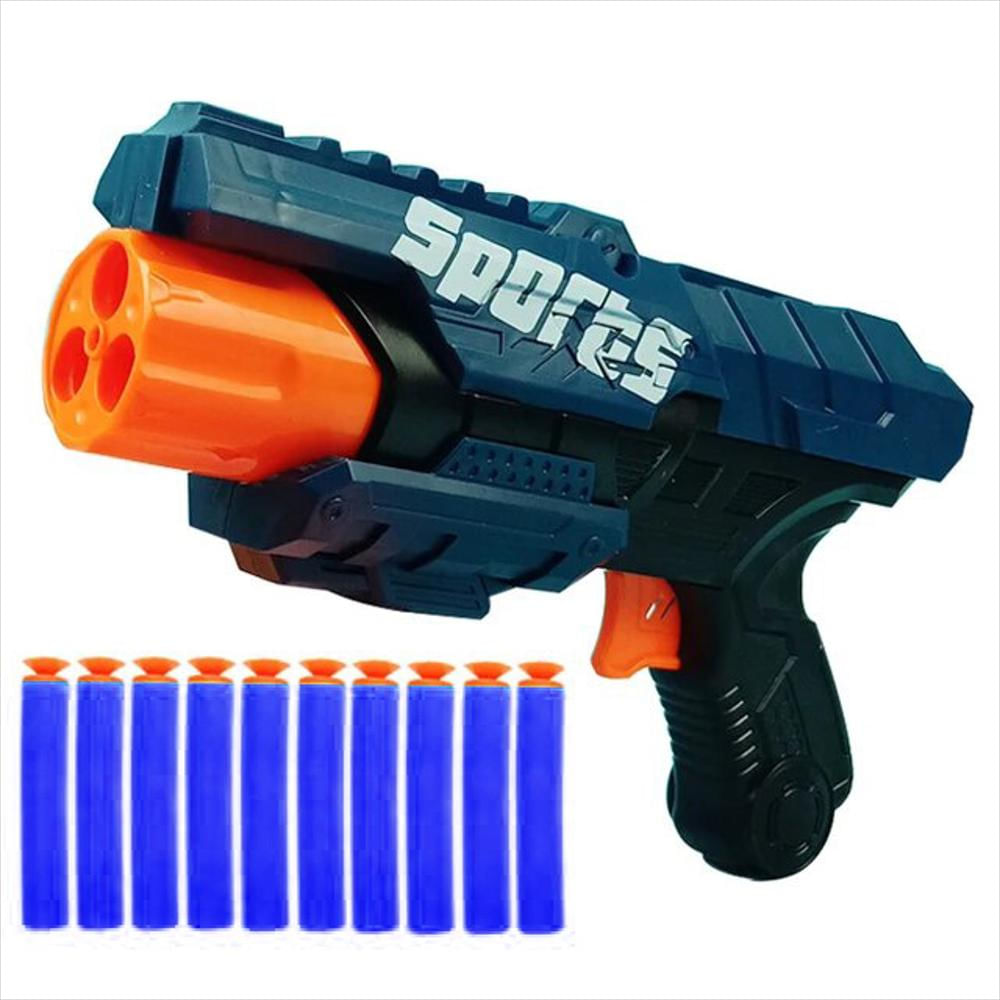 Pistola Dardos Nerf Azul Ninos Juguete Elite Sports Exito