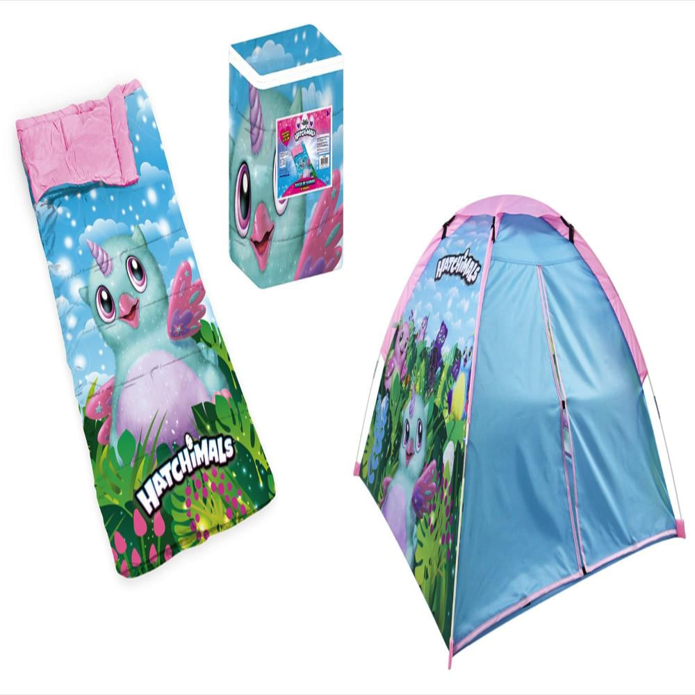 Hatchimals Bolsa De Dormir + Carpa Para 2 Personas