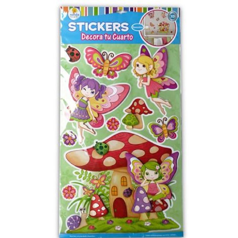 Stickers Decorativos Hadas Hongos img #1