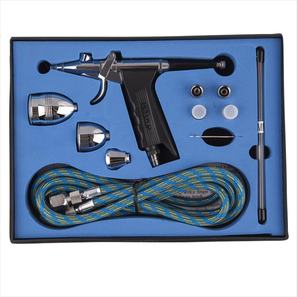 exito.com | Dual Action Trigger Airbrush Kit Air Paint Control Sprayer A