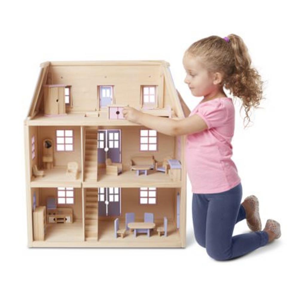 Casa De Muñecas Melissa Doug Dollhouse Furniture De Niñas img #1
