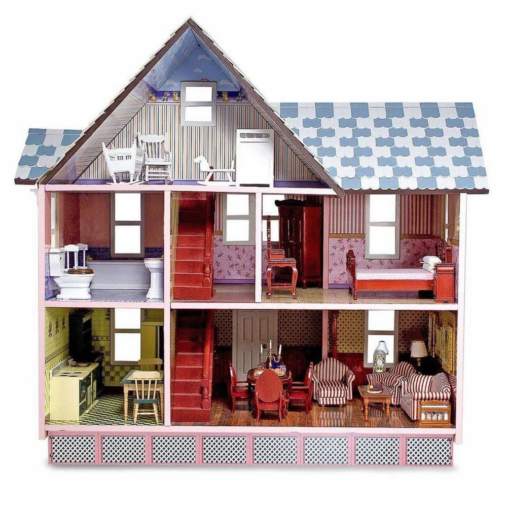 Casa De Muñecas Melissa Doug Classic Heirloom De Niñas img #3