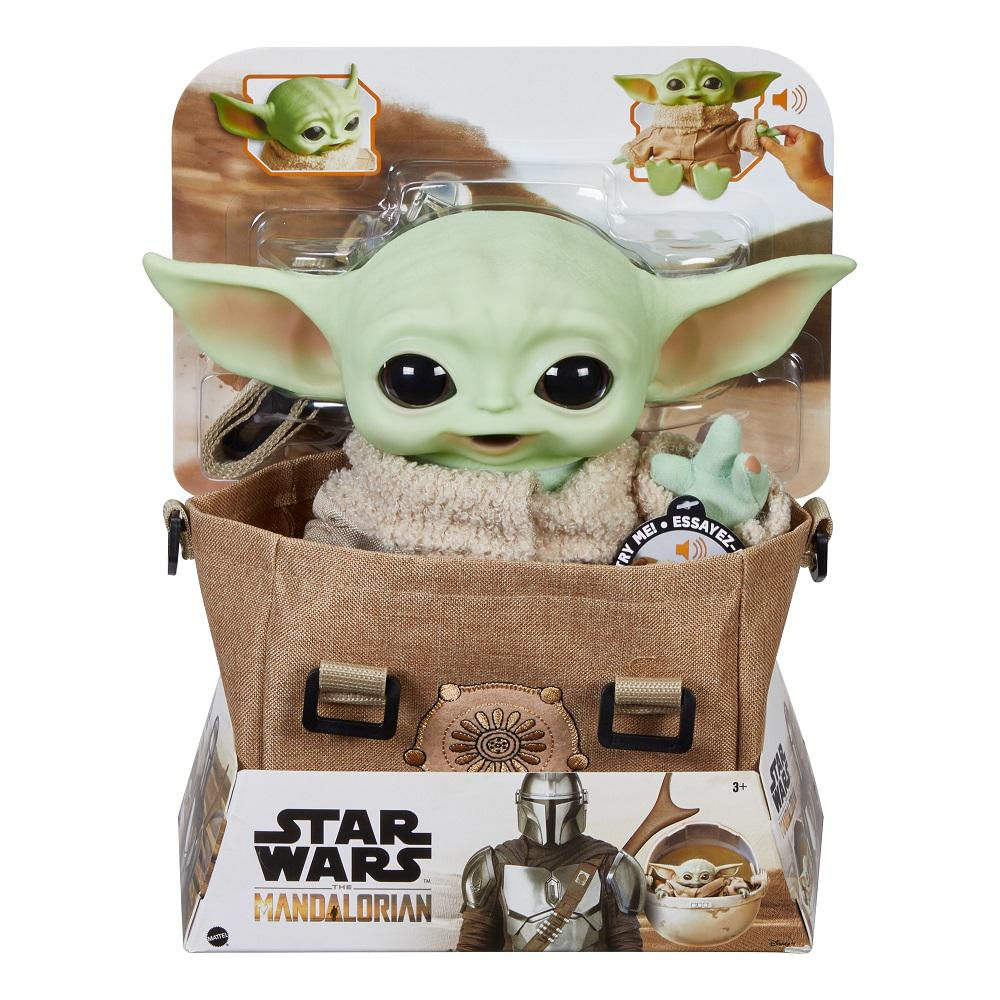 Muñeco Star Wars The Mandalorian Baby Yoda 28 Cm Con Sonidos img #1
