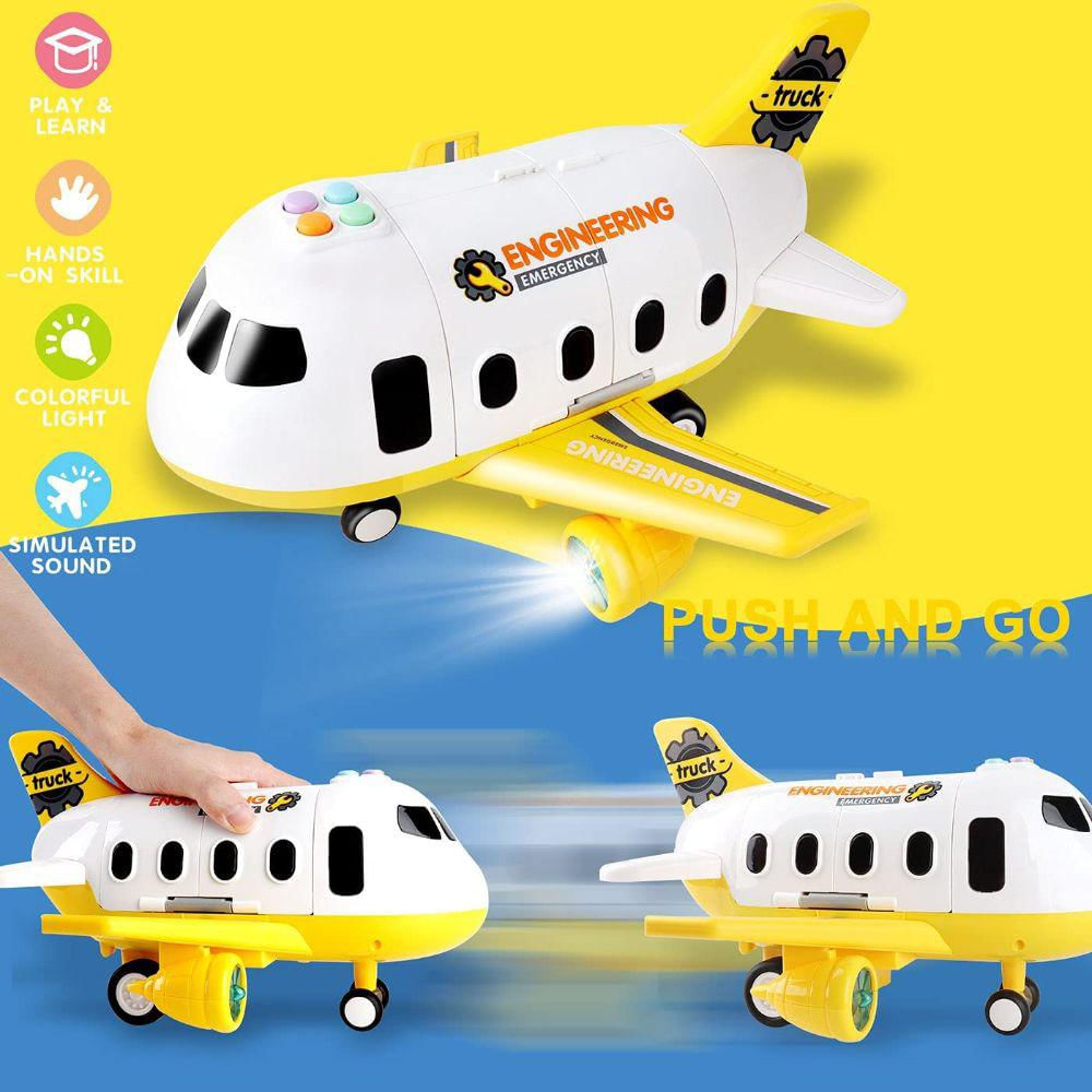 Juguetes De Construcción Para Aviones Con Tapete img #3