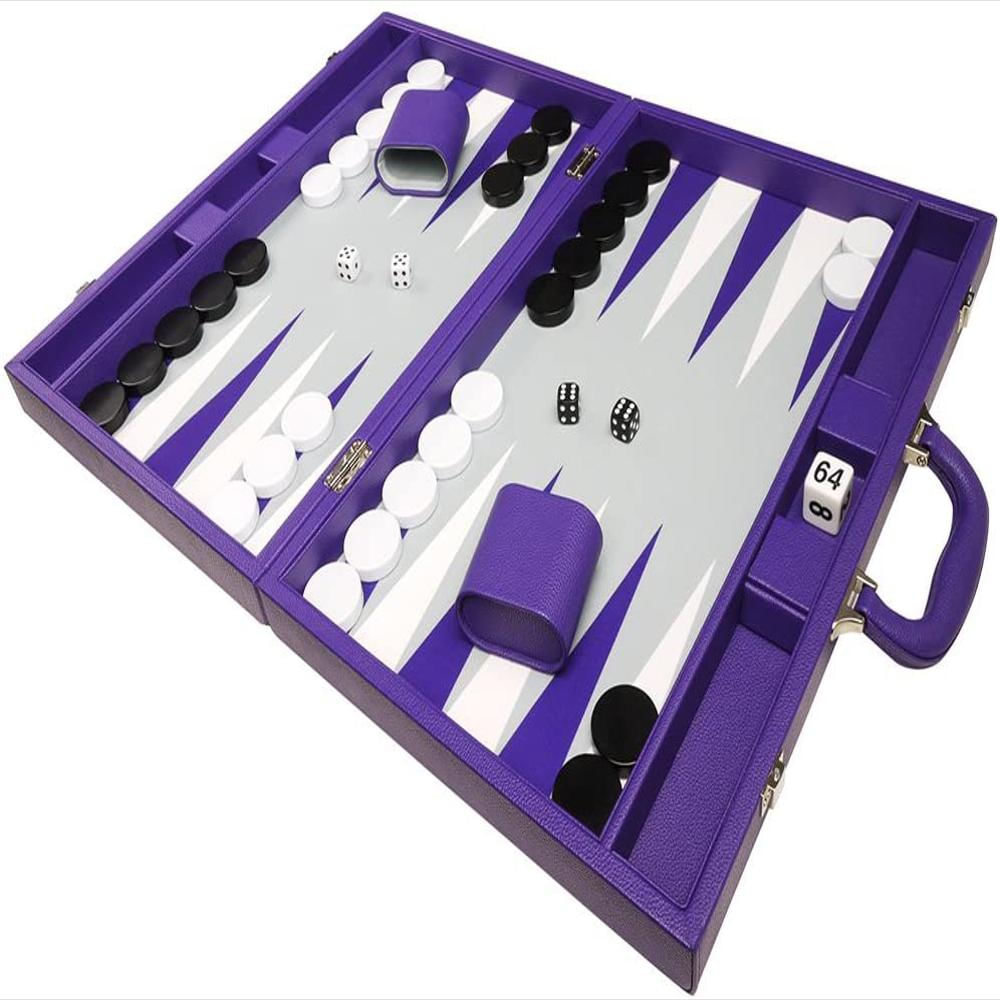 Juego De Backgammon Premium Grande Silverman & Co img #3