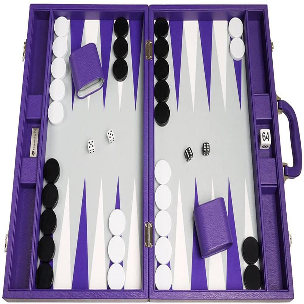 Juego De Backgammon Premium Grande Silverman & Co img #4