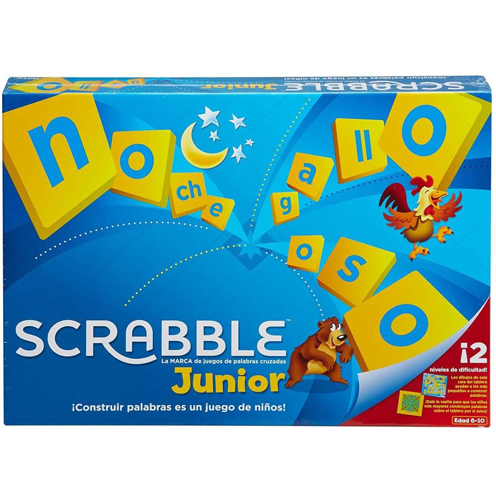 Juego Scrabble Junior Mattel Tablero Dos Niveles