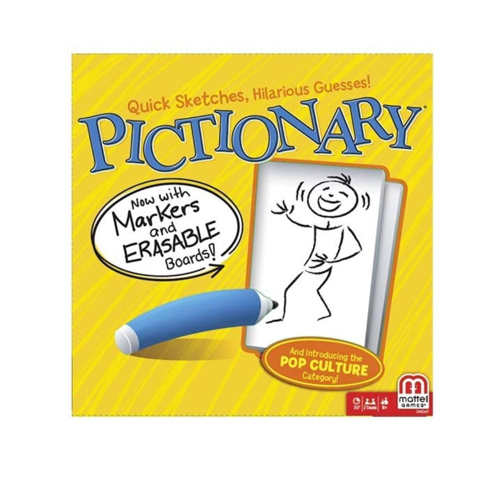 Juego De Mesa Pictionary Mattel 26X26x4cm