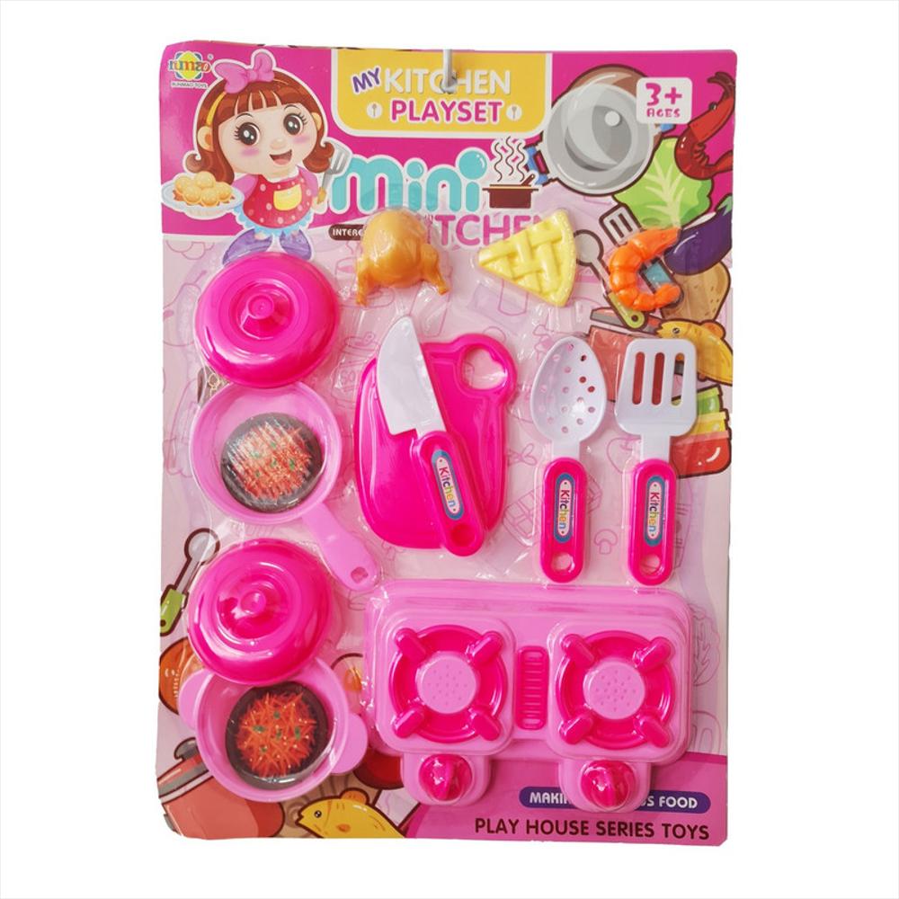 Cocina Muñecas Sartenes Utensilios Juguete Niñas