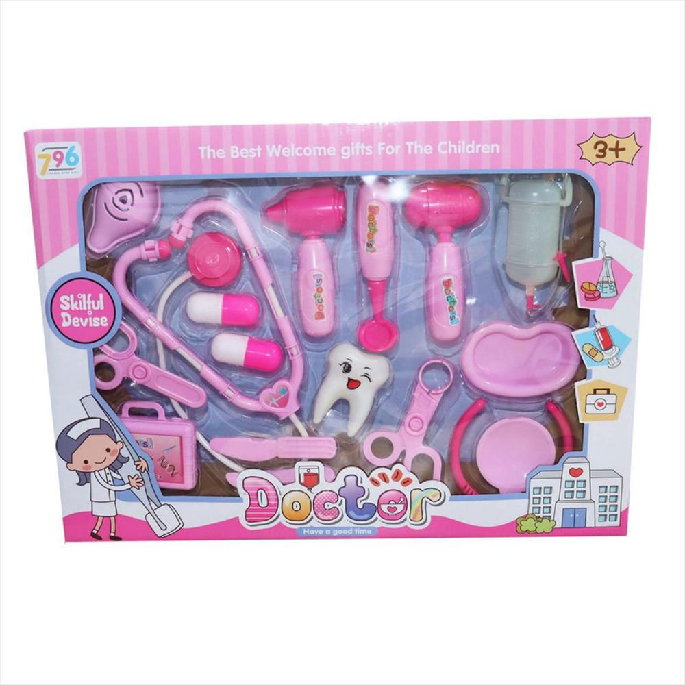Kit Doctora Enfermería Juguete Interactivo Estetoscopio