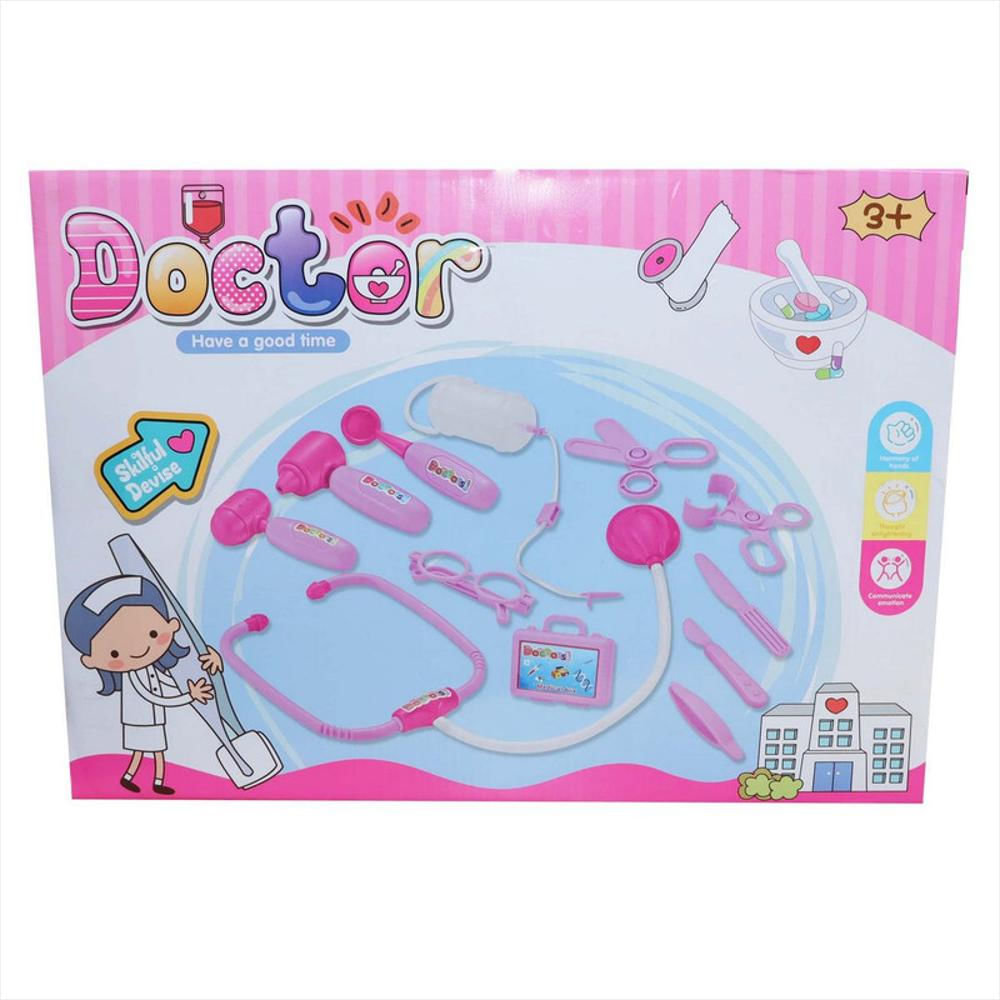 Kit Doctora Enfermería Juguete Interactivo Estetoscopio img #2