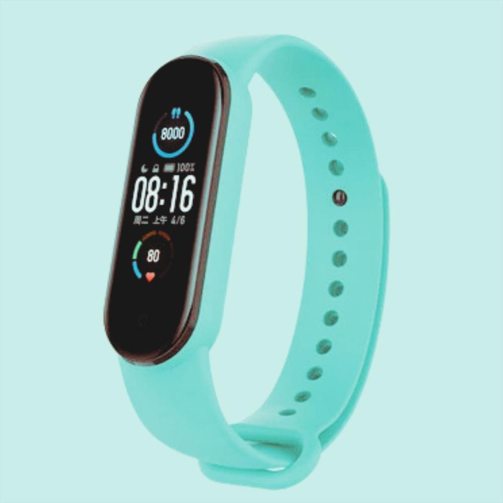 Smart Band M7 Fitness Pulsera Reloj Inteligente Smart Watch Azul Celeste