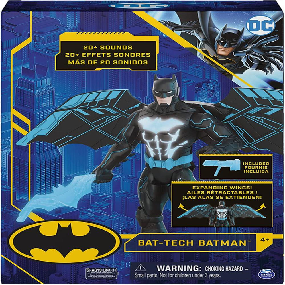 Batman Bat Tech Alas Expandibles Luces Y Sonidos 30Cm Dc img #4