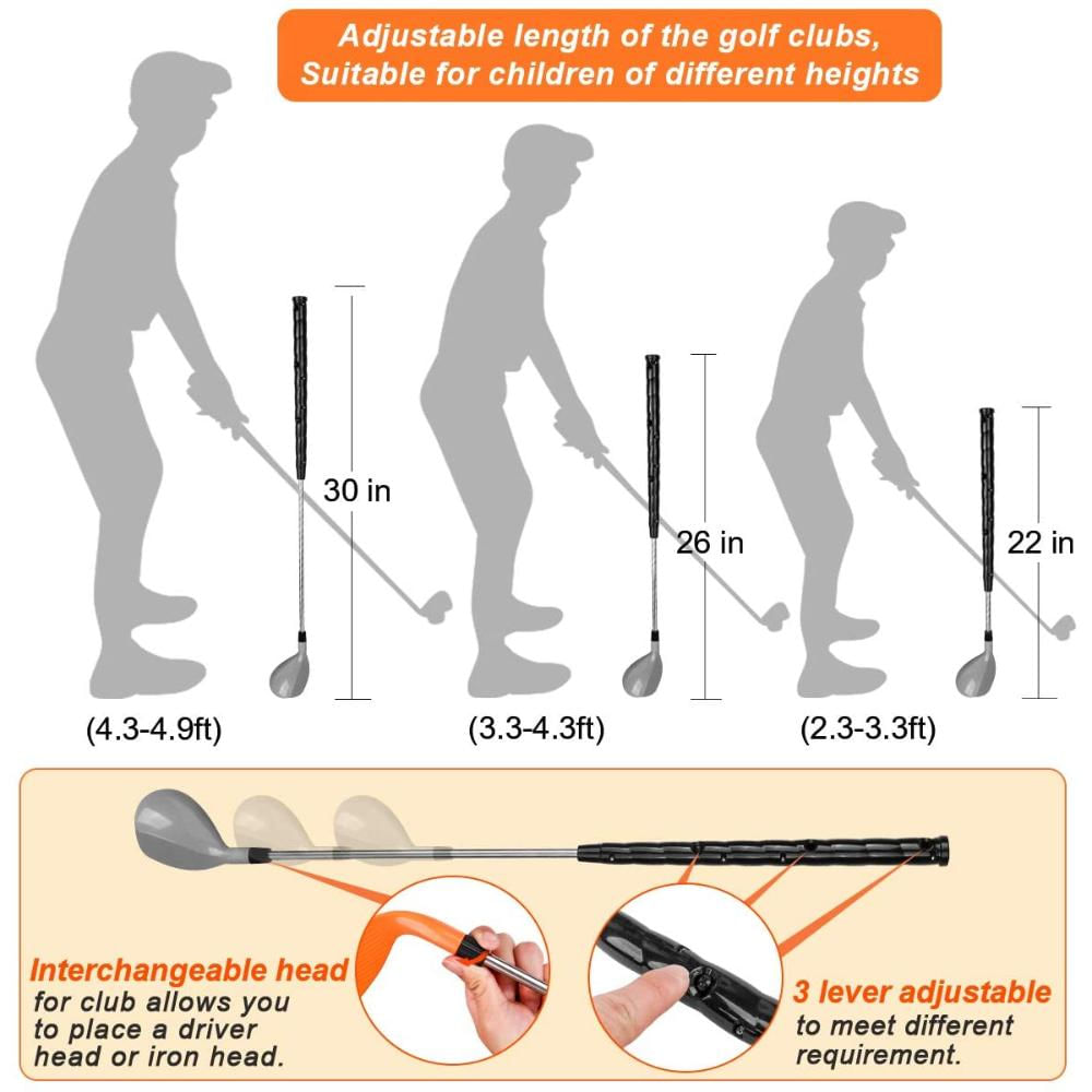 Juego De Palos De Golf Para Niños Pequeños img #2