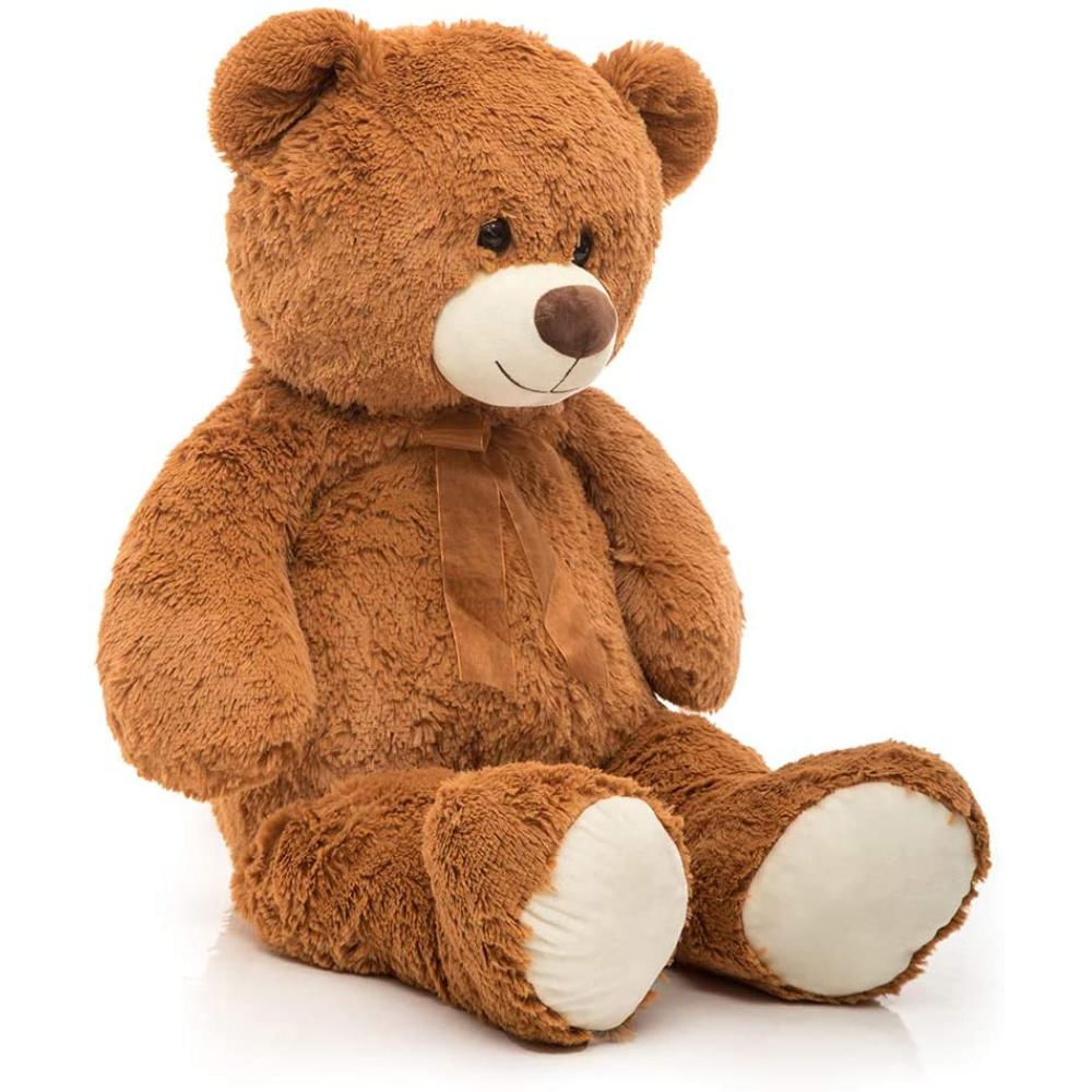 Oso De Peluche Gigante De Felpa Marron Cybil Home Exito