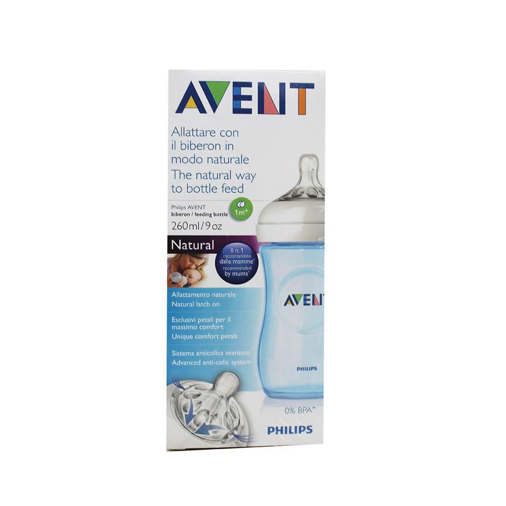 Tetero Natural 9 Oz Azul AVENT SCF69517 img #2