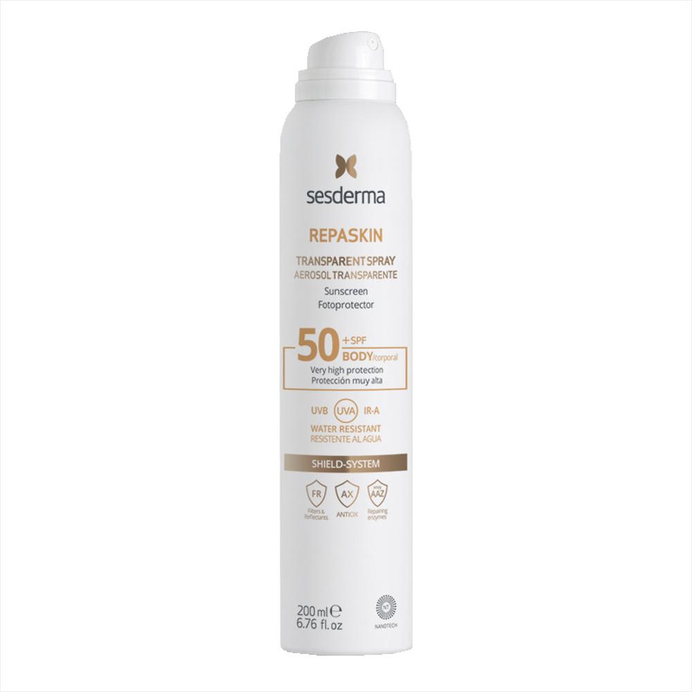 Repaskin Fotoprotector Aerosol Transparente Spf 50 X 200Ml img #1