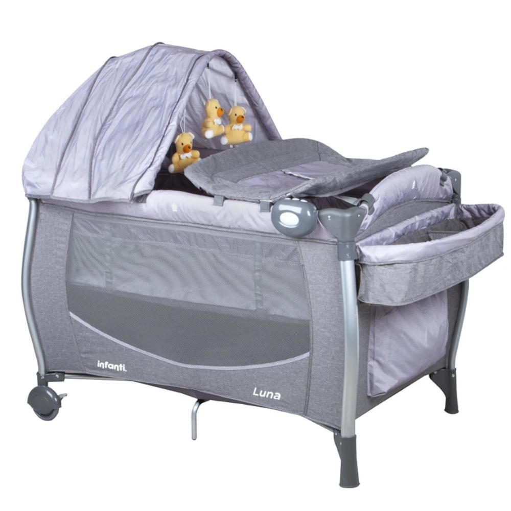CORRAL CUNA NUBE KDD992 GRIS INFANTI 21666 img #2