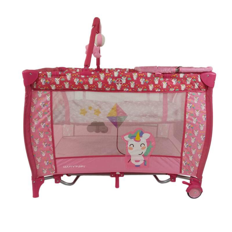 Cuna Corral Bebé  HAPPY BABY MIAMI PINK img #3
