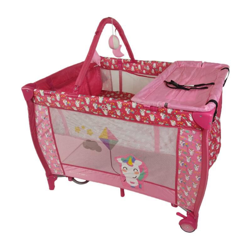 Cuna Corral Bebé  HAPPY BABY MIAMI PINK img #5
