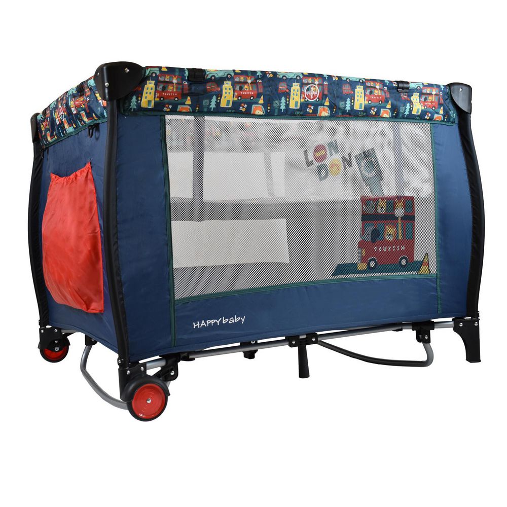 Cuna Corral Bebé HAPPY BABY MIAMI BLU img #5