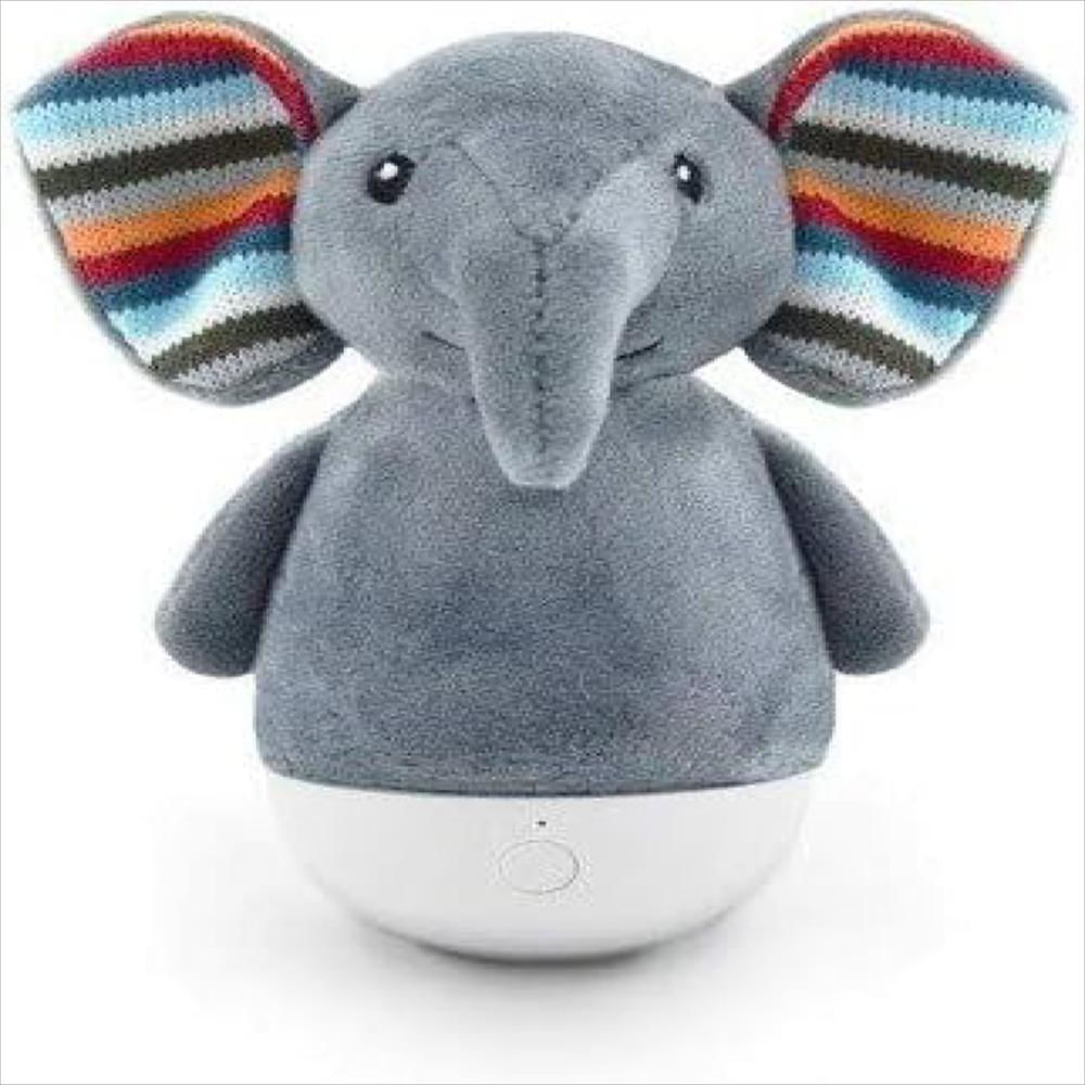Lampara De Mesa De Noche En Forma De Peluche Multicolor Diseño Infantil Elefante