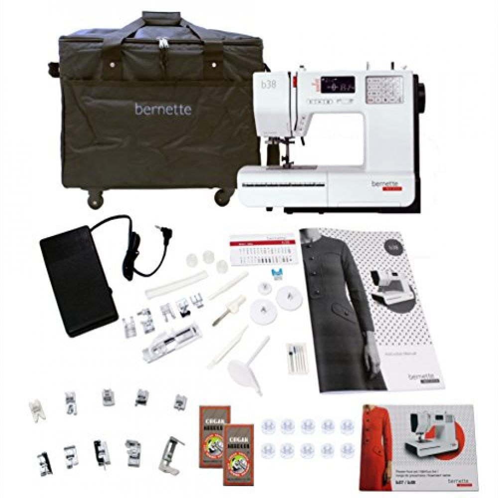Maquina De Coser Automatizada Bernette 38 Swiss Con Paquete De