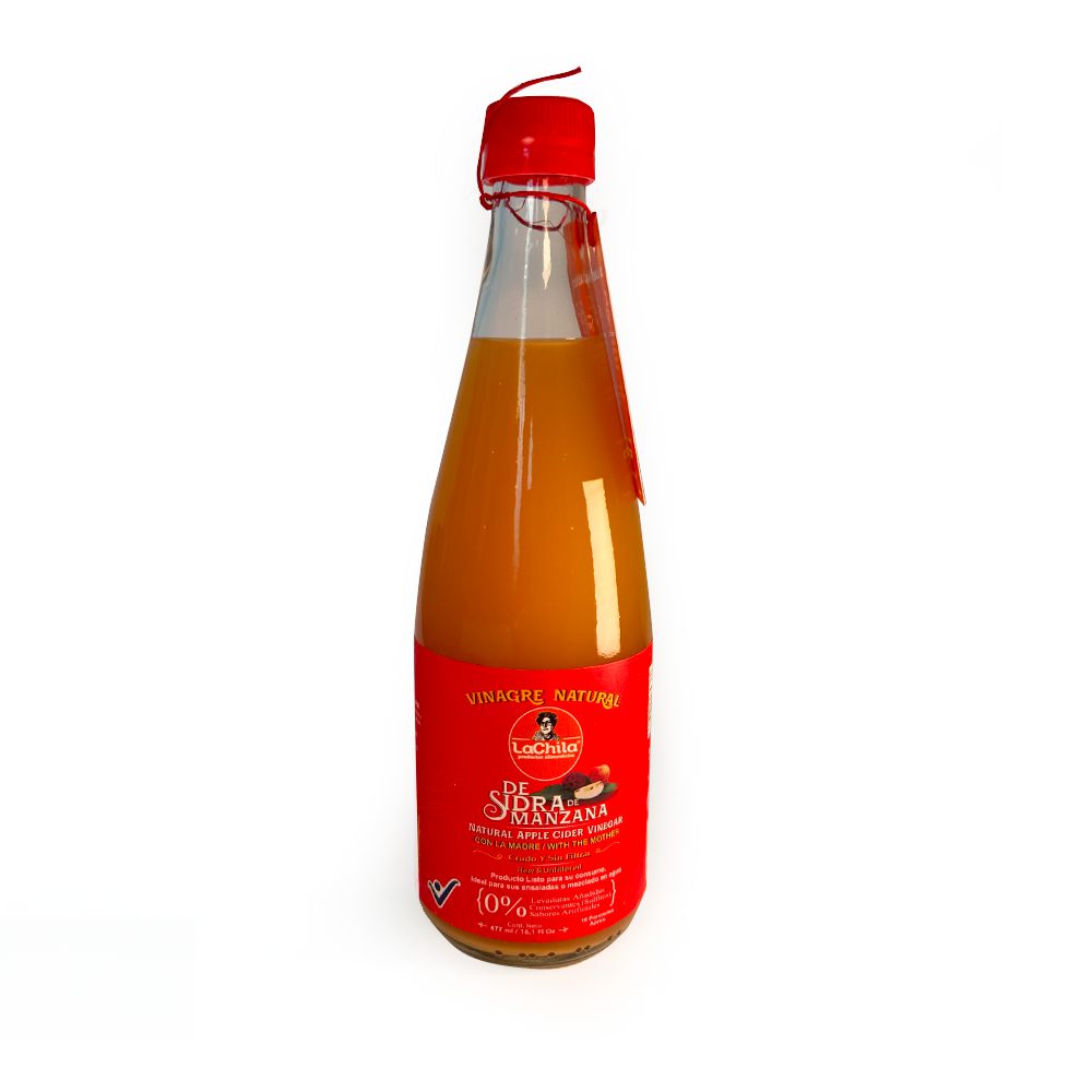 Vinagre PRODUCTOS ALIMENTICIOS LACHILA natural de manzana (477 ml)