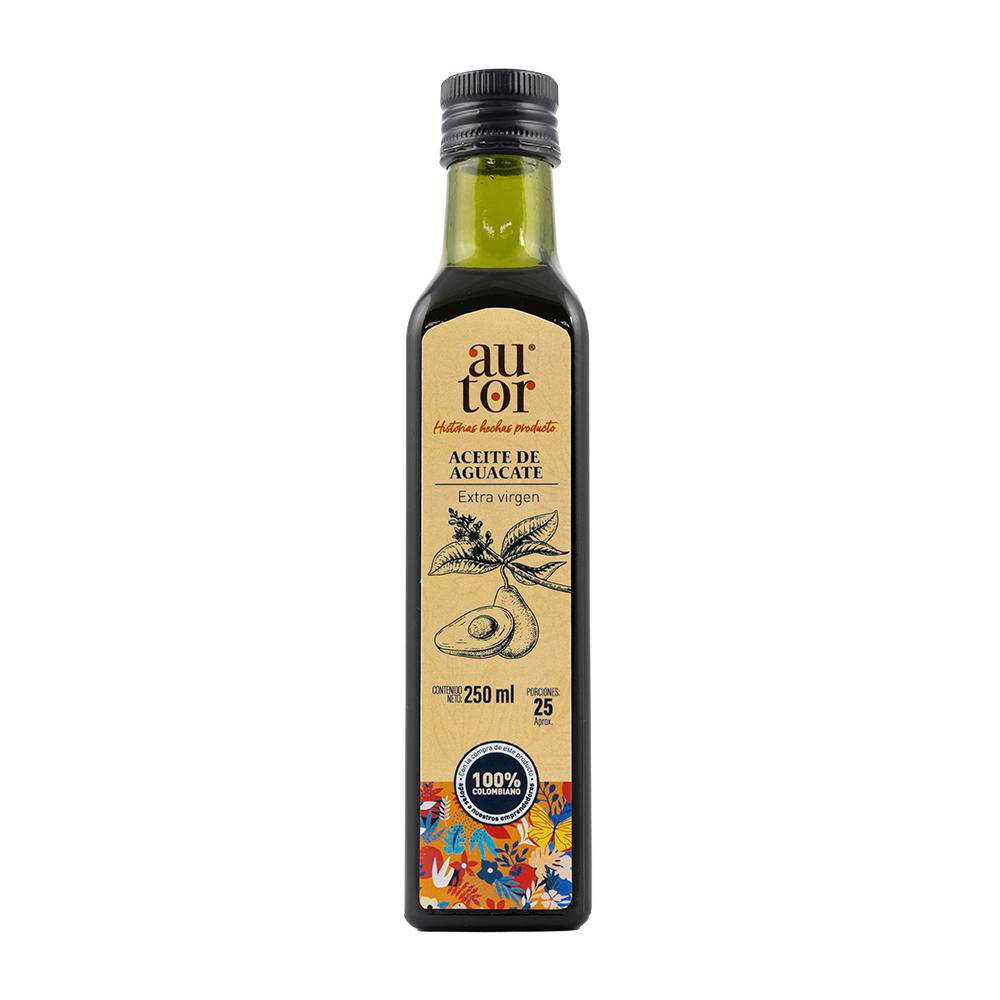 Aceite aguacate AUTOR extra virgen (250 gr)