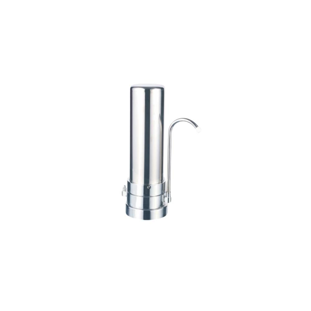 Purificador De Agua En Acero Inoxidable Con Filtro De Ceramica Y Carbon Bloque