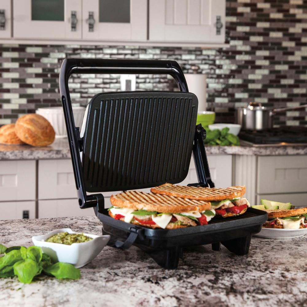 Sandwichera Hamilton Parrilla Electrica Para Paninis Parrilla