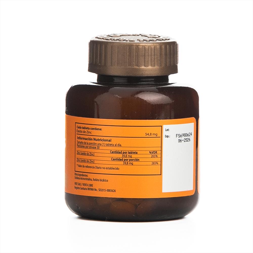 Zinc Funat 30 Tabletas img #2