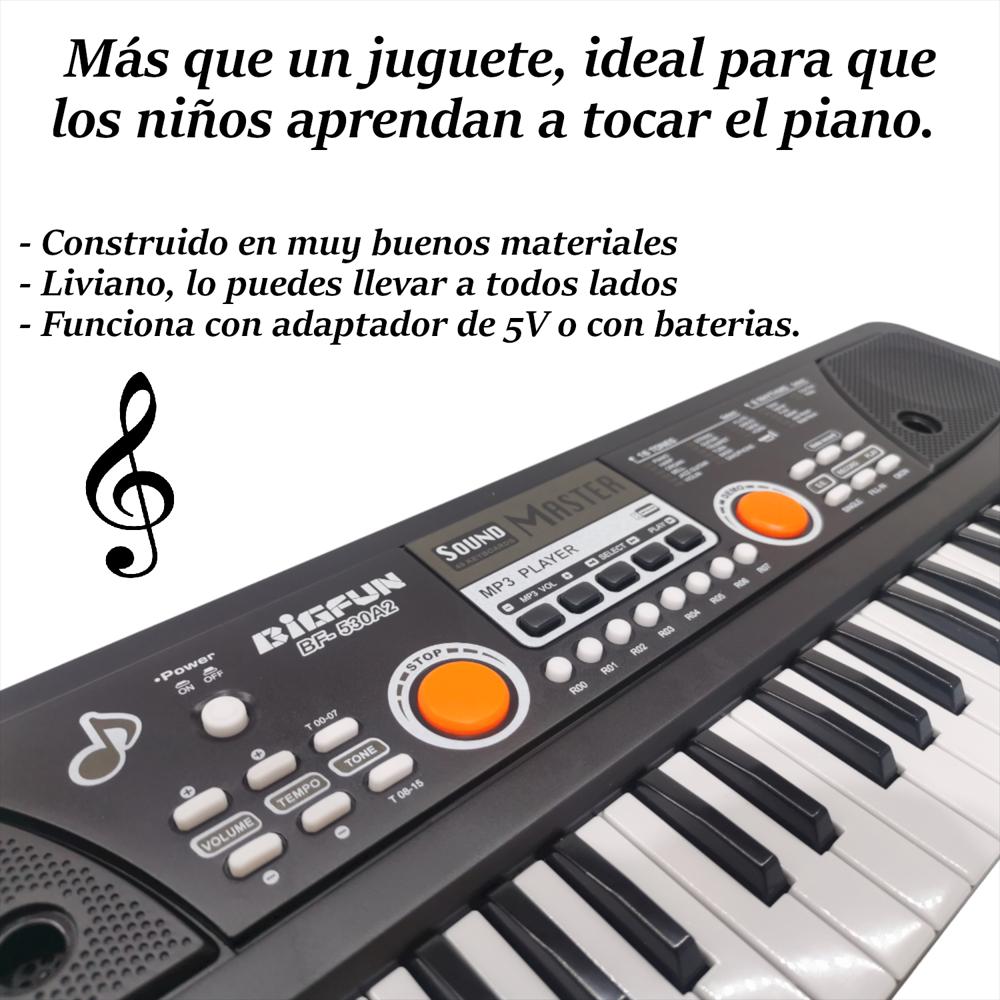 Gran Teclado Organeta 49 Teclas Piano Graba Pistas Infantil img #4