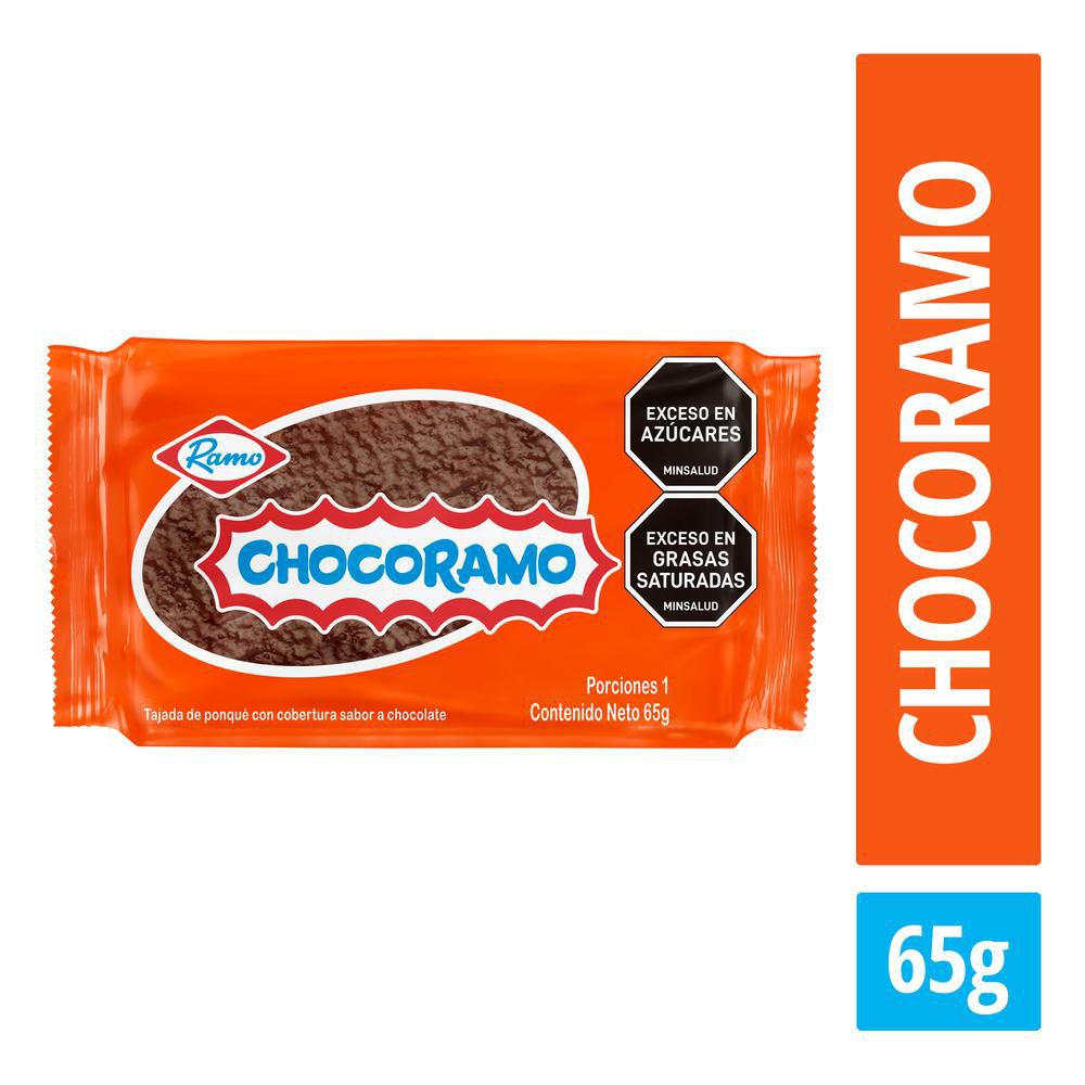 Ponqué CHOCORAMO Tajada (65 gr)