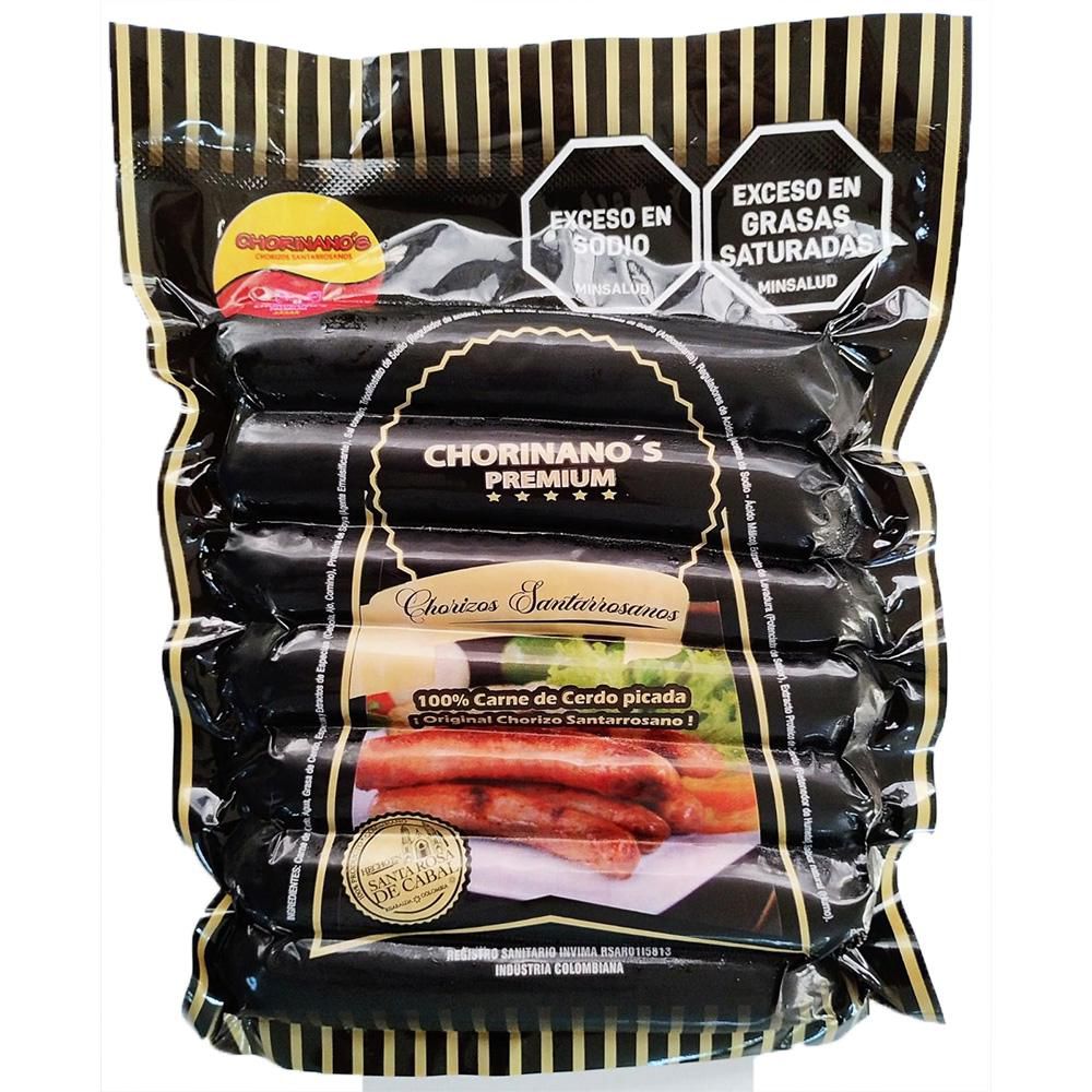 Chorizo CHORINANOS PREMIUM santarrosano (450 gr)