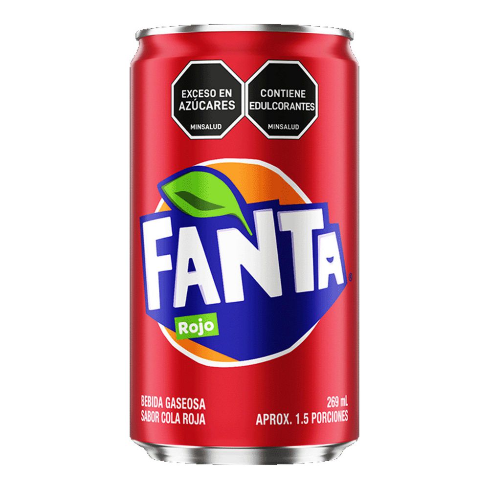 Bebida FANTA Gaseosa Cola Roja (269 ml)