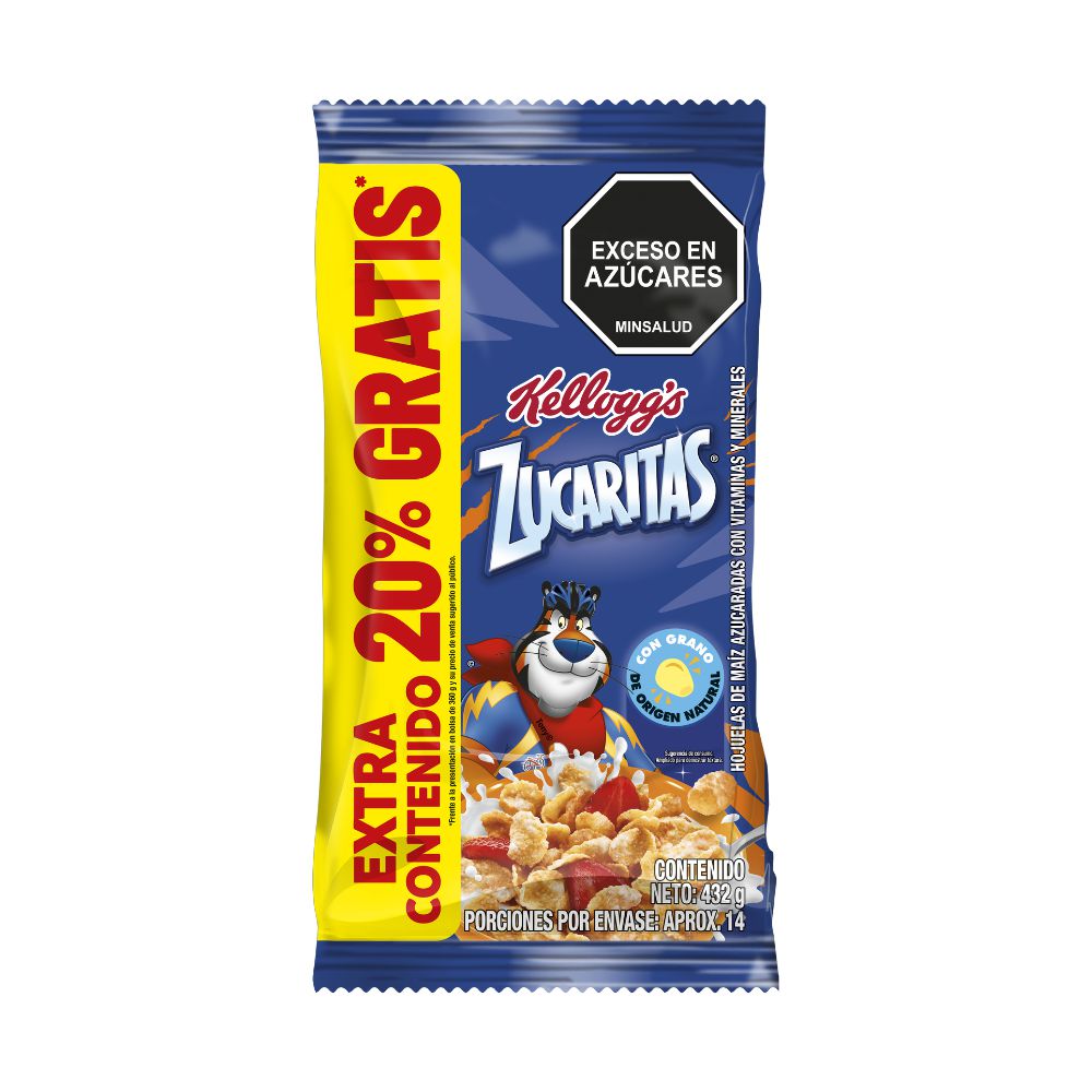 Hojuelas ZUCARITAS De Maíz Azucaradas (360 gr)