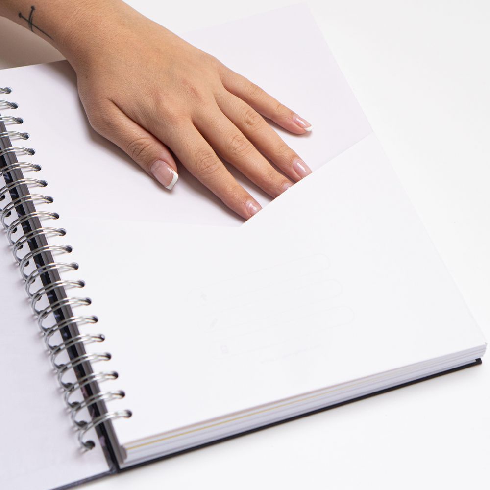 Cuaderno Viajes Cuadriculado 80 hojas Argollado tapa dura SOSARTE img #3