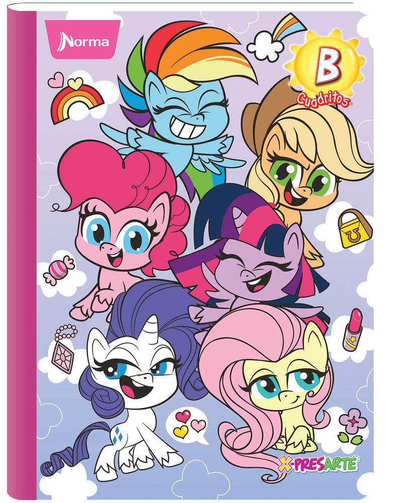 Cuaderno. MY LITTLE PONY Cuadriculado 100 hojas Cosido CUADERNOS NORMA img #1