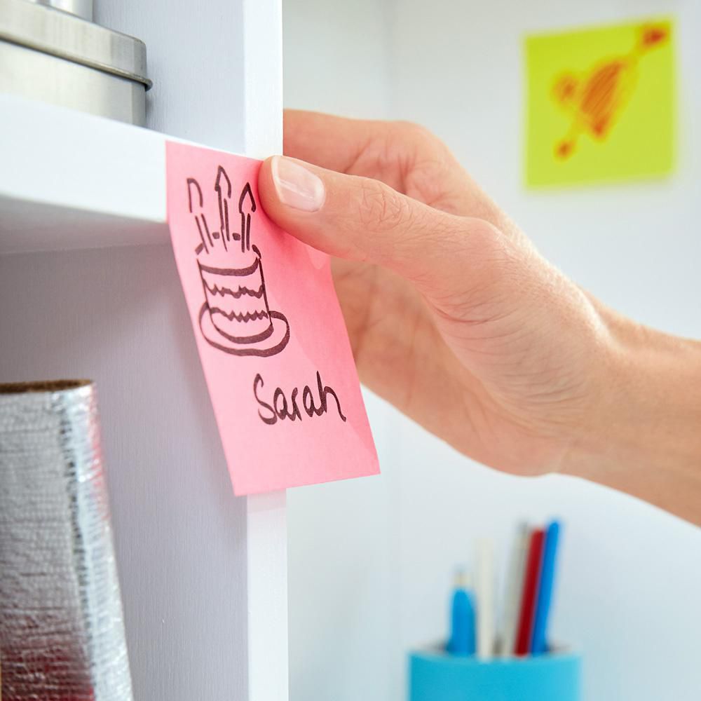 NOTAS ADHE NEON X3COL 75mm75mm  TESA img #3