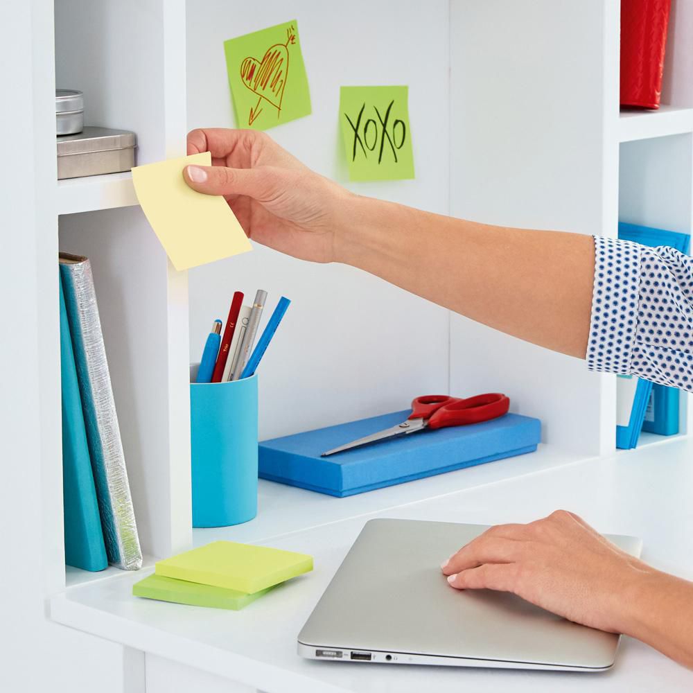 NOTAS ADHE NEON X3COL 75mm75mm  TESA img #4