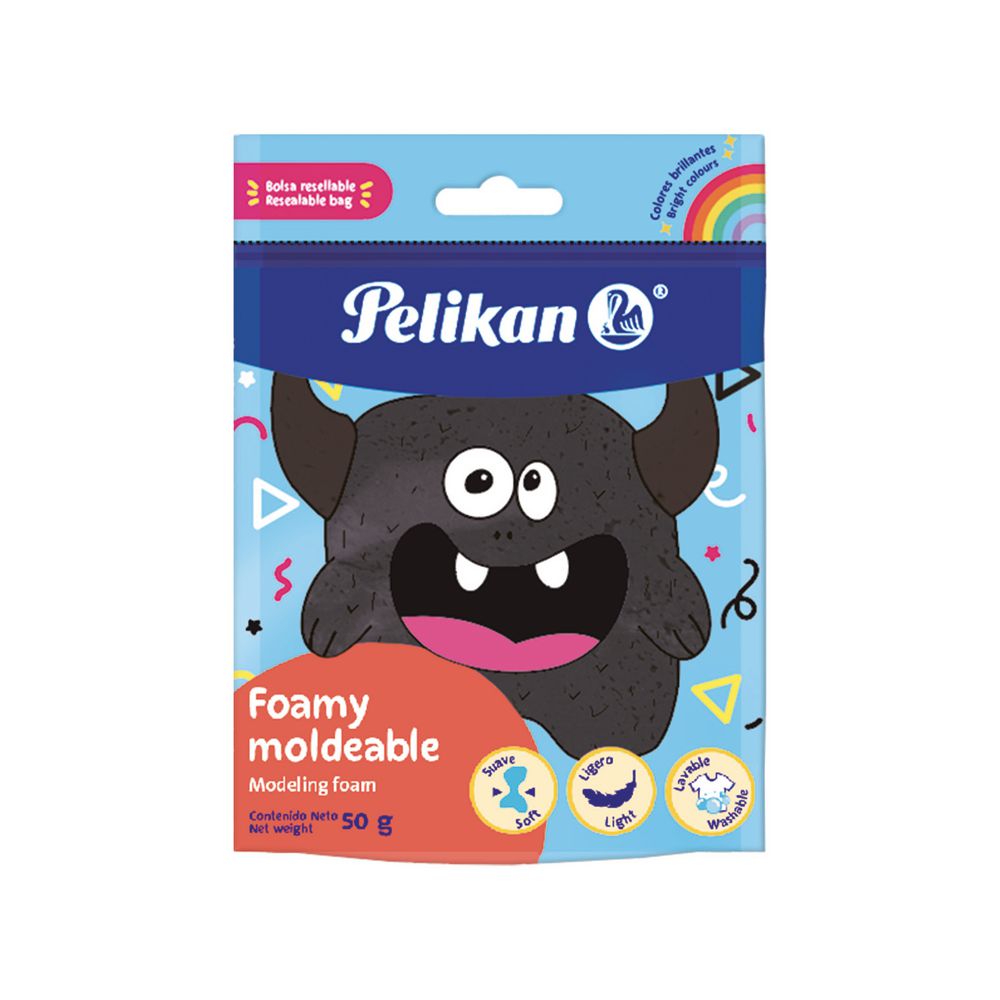 Foamy  Moldeable 50 G Negro PELIKAN