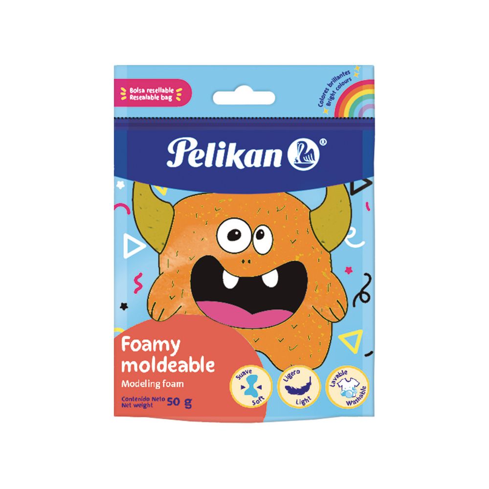 Foamy Moldeable 50 G Naranja PELIKAN
