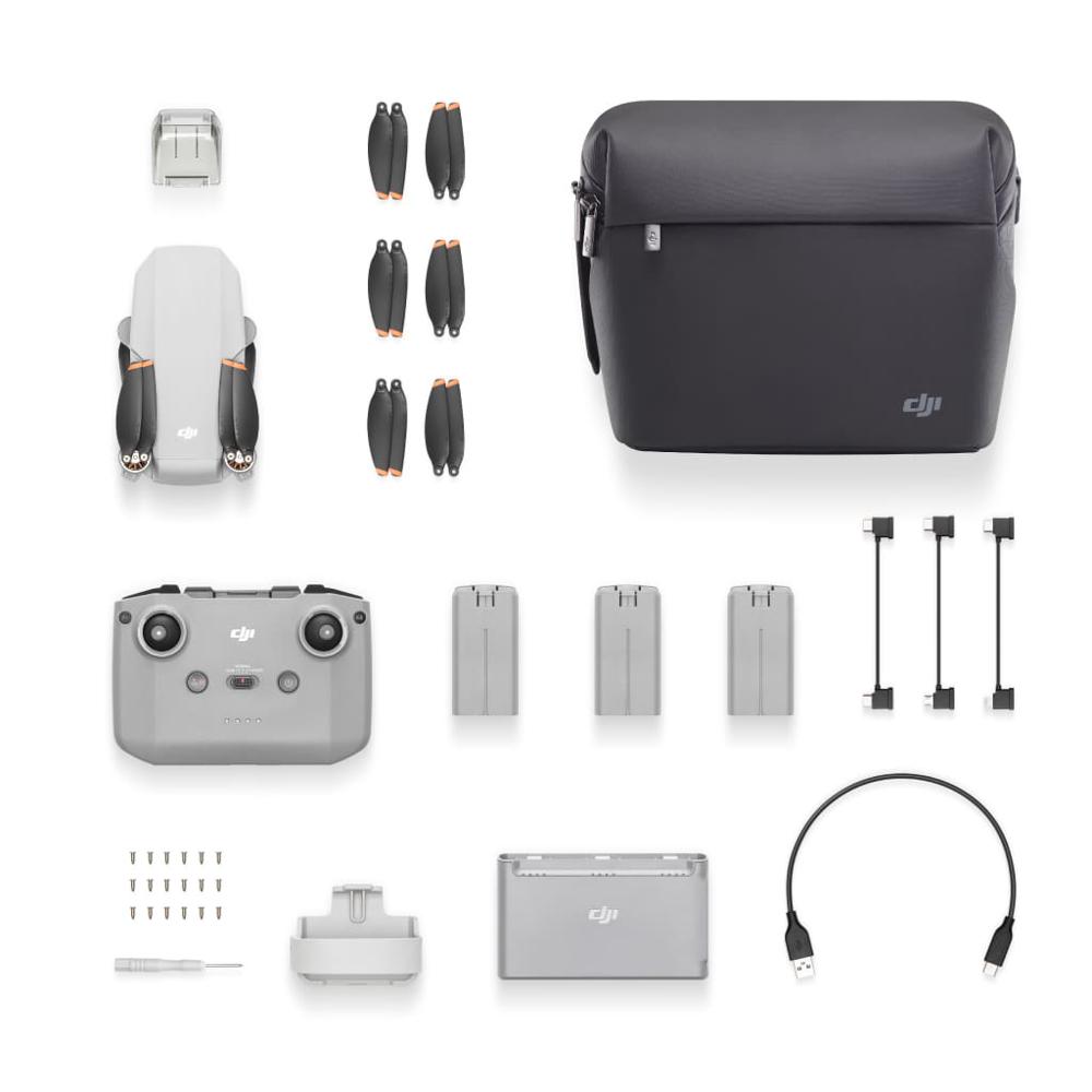 Drone Dji Mini 4K Uhd Combo 3 Baterias Control Rc N1c Hub Carga