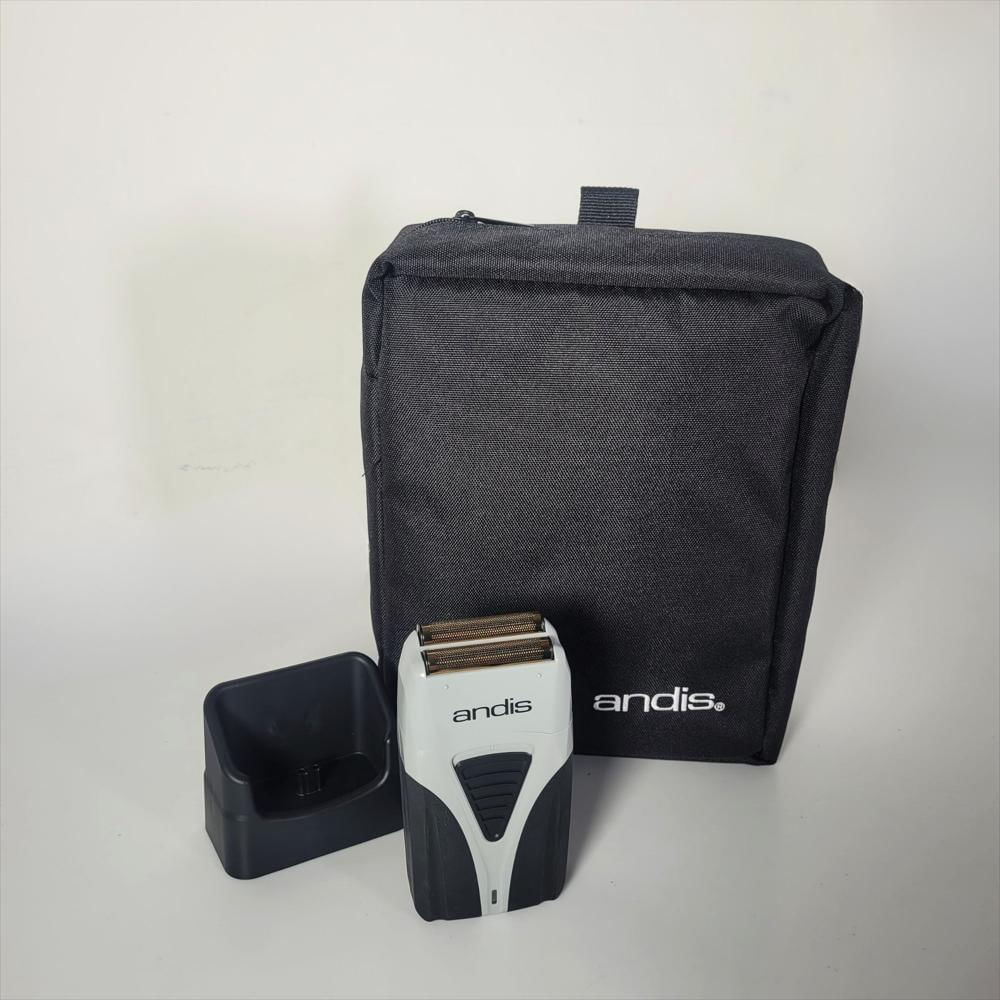 Afeitadora Andis Shaver Con Base De Carga Y Bolso En Lona