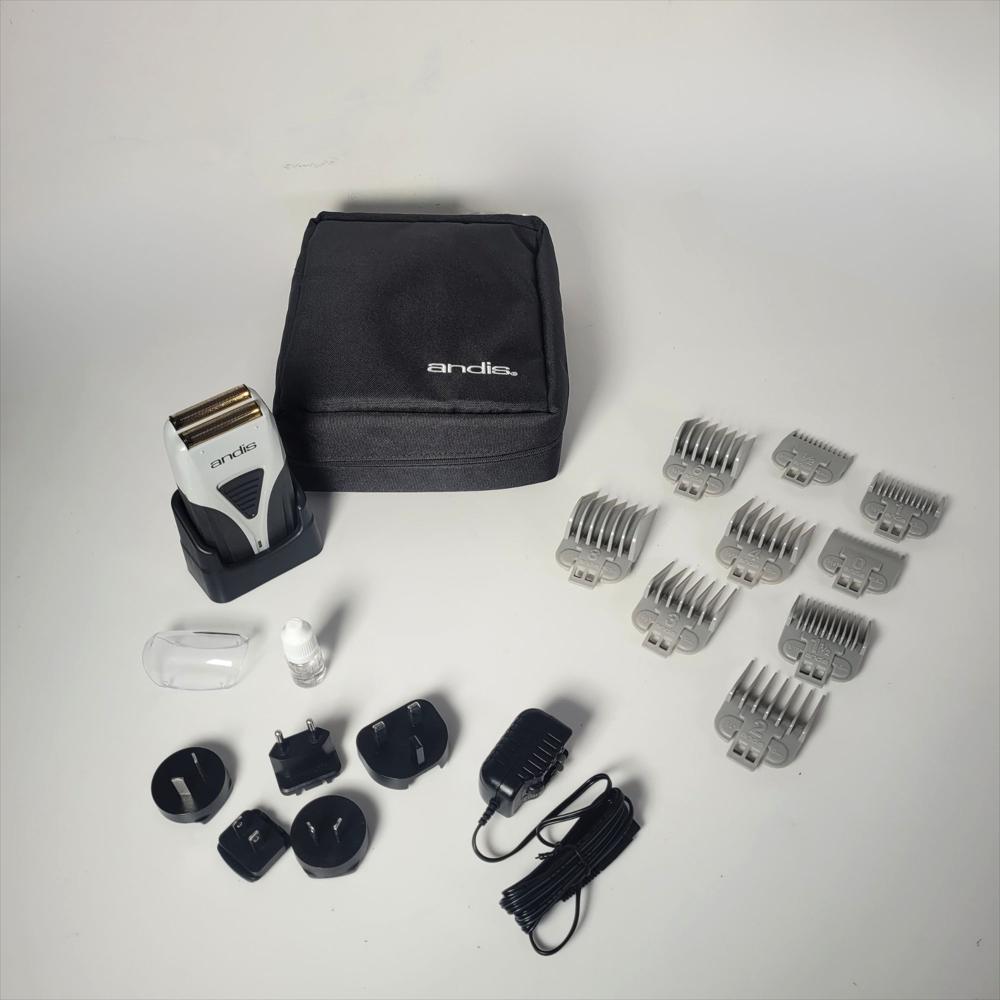 Afeitadora Andis Shaver Con Base De Carga Y Bolso En Lona img #4