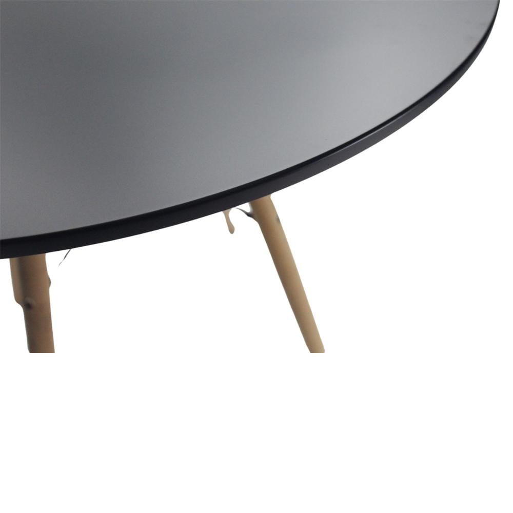Mesa De Comedor Eames Redonda Color Negro img #4