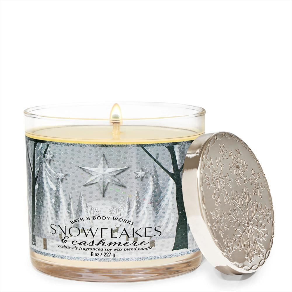 Vela Bath And Body Works Snowflakes & Cashmere