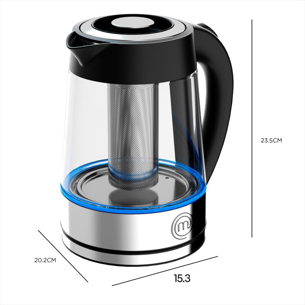 Tetera Eléctrica Fuse+ Con Infusor 1.7 Lt Acero Masterchef® By Hukën® img #5